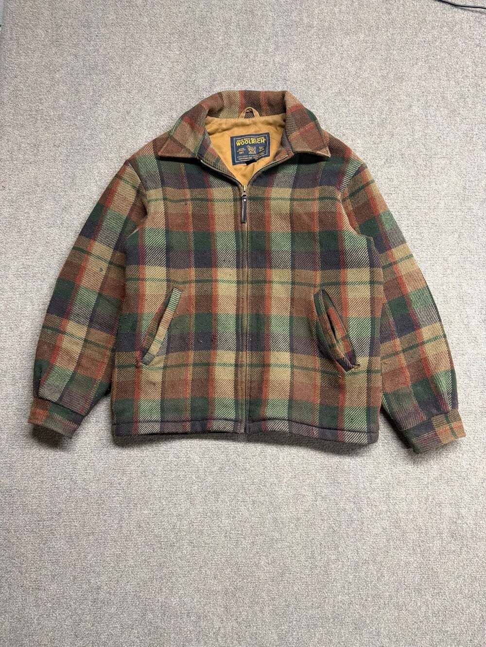 Woolrich Plaid Wool Jacket